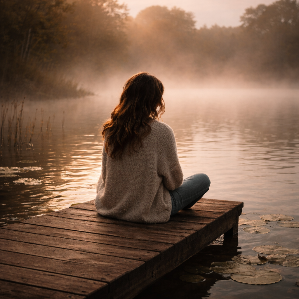 Soft light entering a quiet room